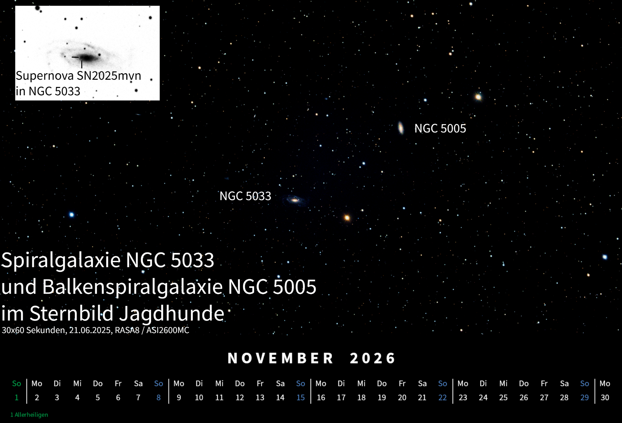 Monatsbild November 2026